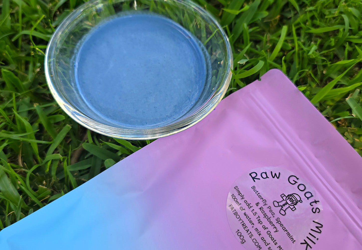 Butterfly Pea & Raspberry Goats Milk