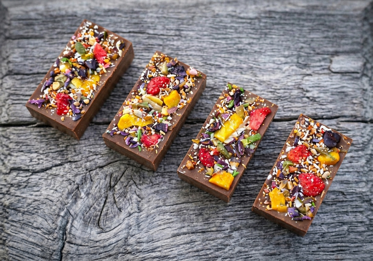 Carob, Fruit, Seed & Nut Bites