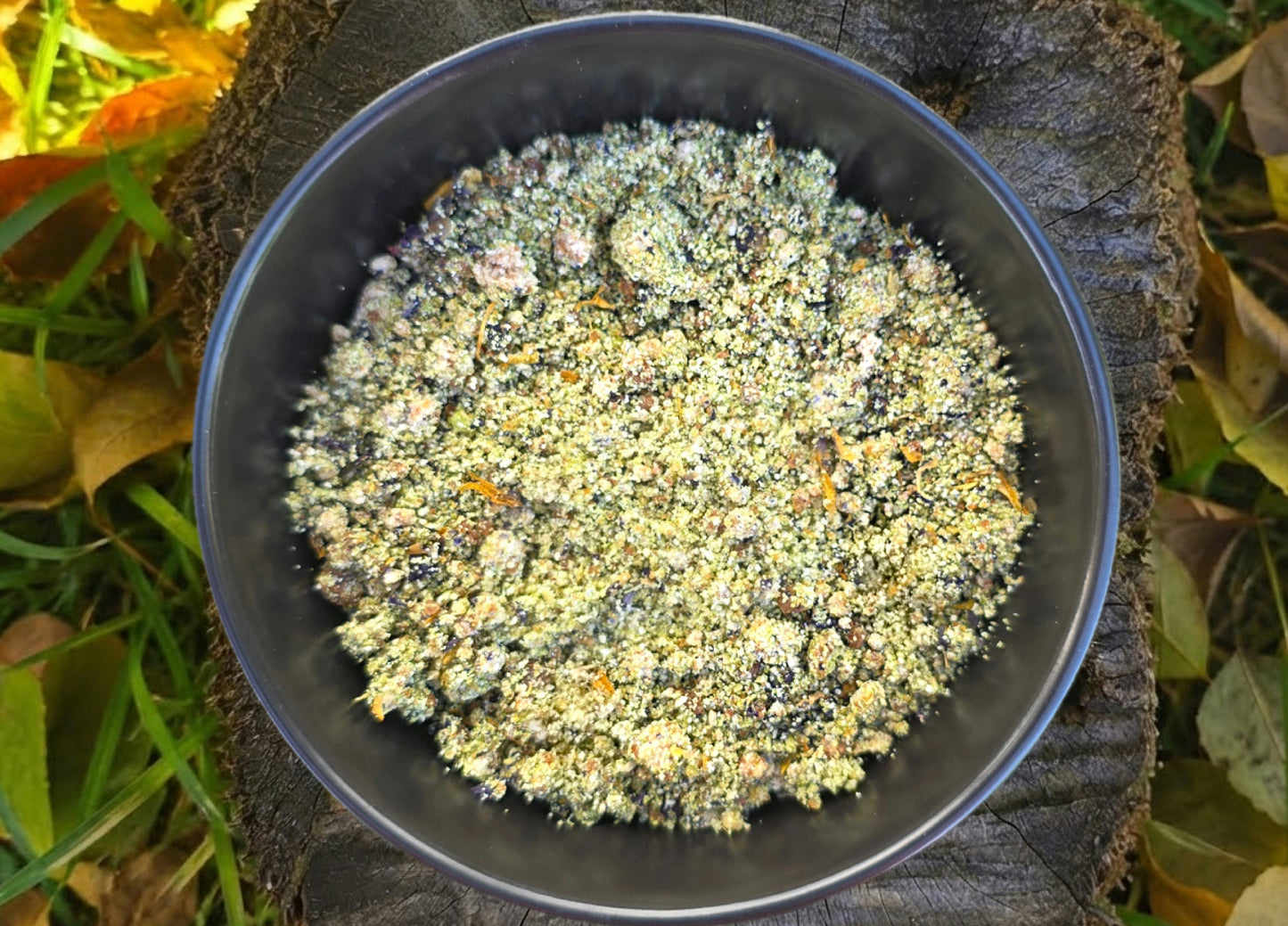 Butterfly Pea & Spinach Cookie Crumble