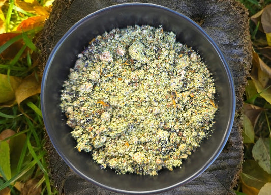 Butterfly Pea & Spinach Cookie Crumble