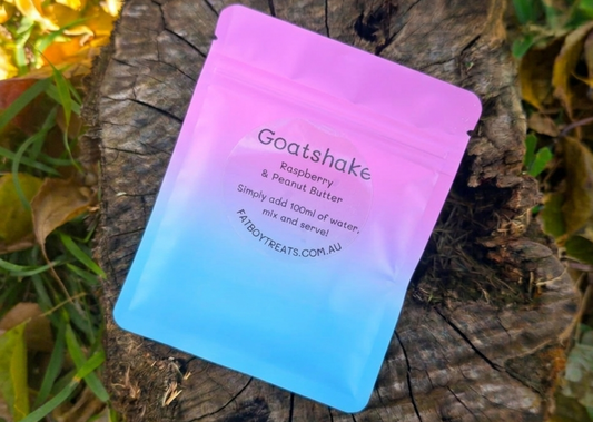 Raspberry & Peanut Butter Goatshake